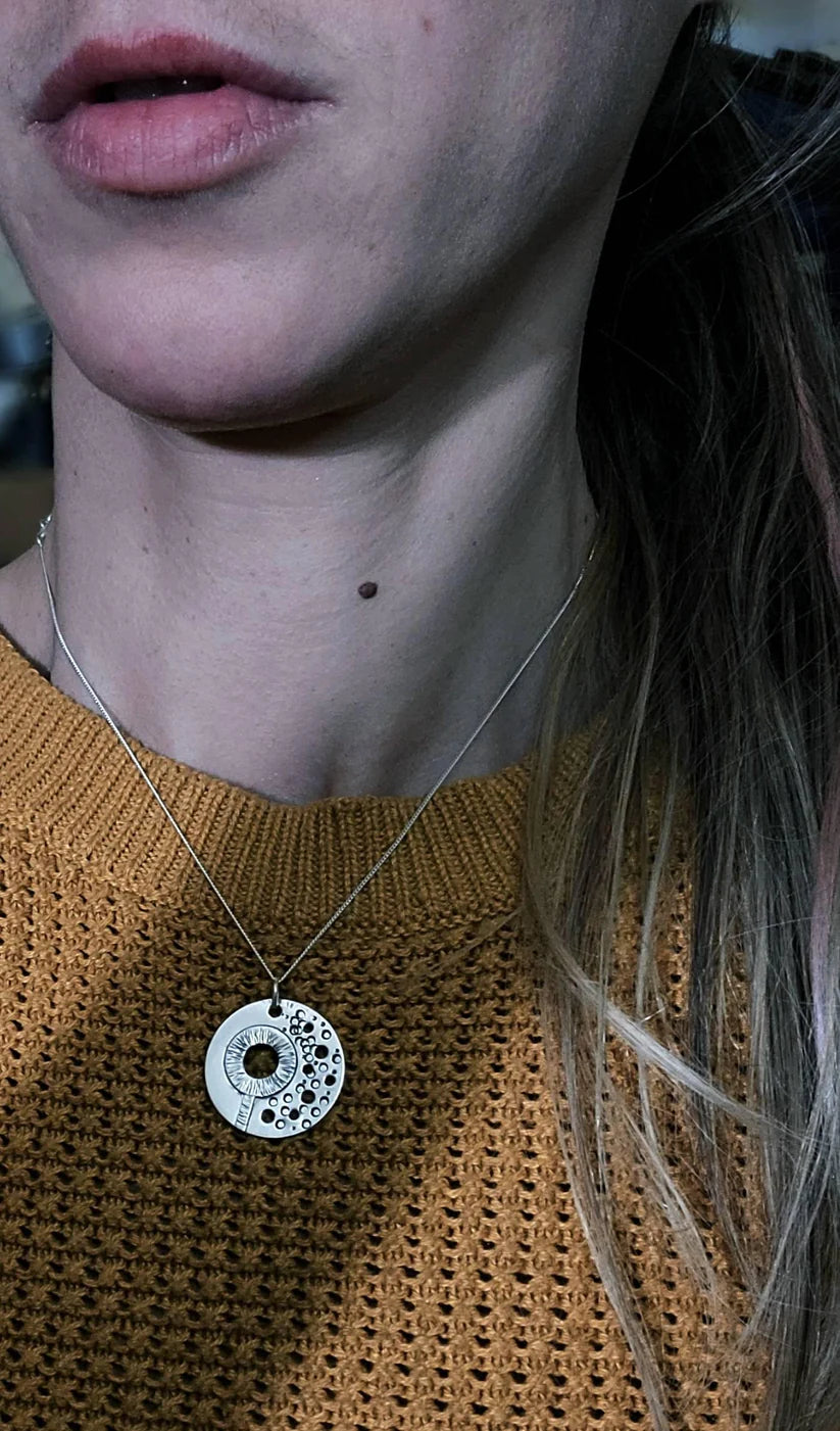 Breathwork Bubble Necklace by Jaclyn Nicole, a unique stress relief tool