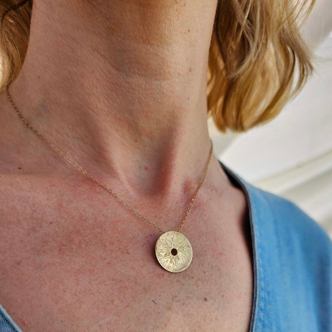 Gold Manifestation Necklaces by Jaclyn Nicole