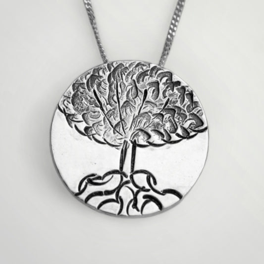 Tree of Life necklace in sterling silver hand crafted by jaclyn nicole