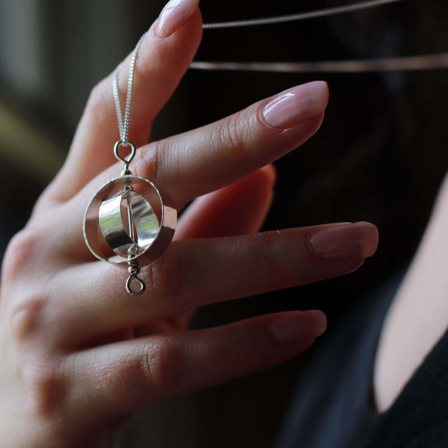 Karma Necklace Silver