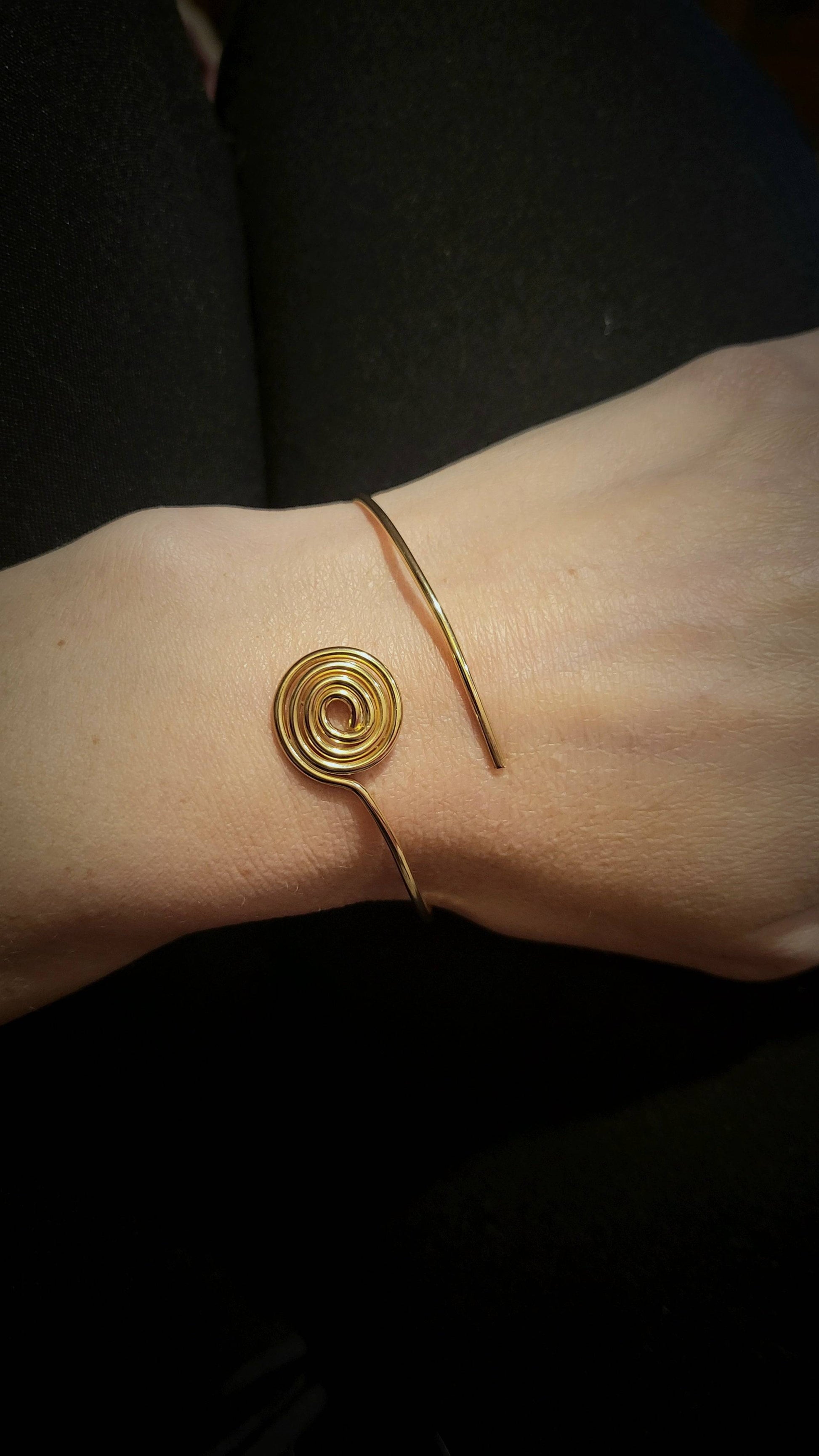 Becoming spiral cuff bracelet