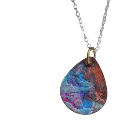 A unique copper necklace that reminds you to find beauty in unexpected places.
