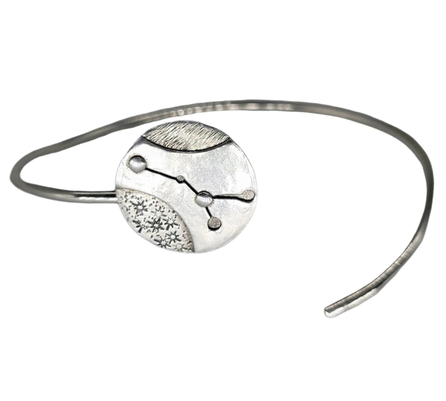 Sterling Silver Cancer zodiac bracelet by inspirational jewelry artist Jaclyn Nicole