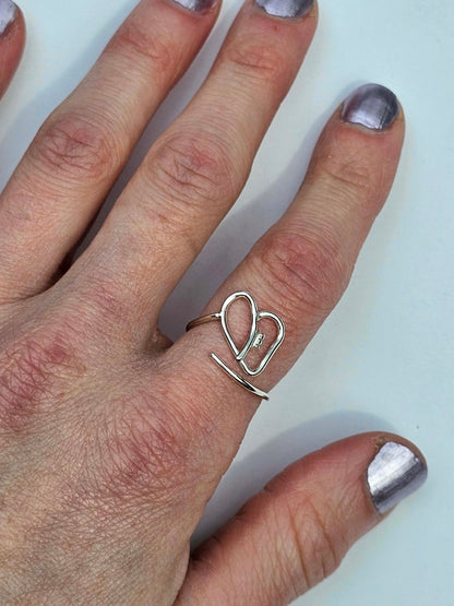 Sterling Silver Self-love key ring