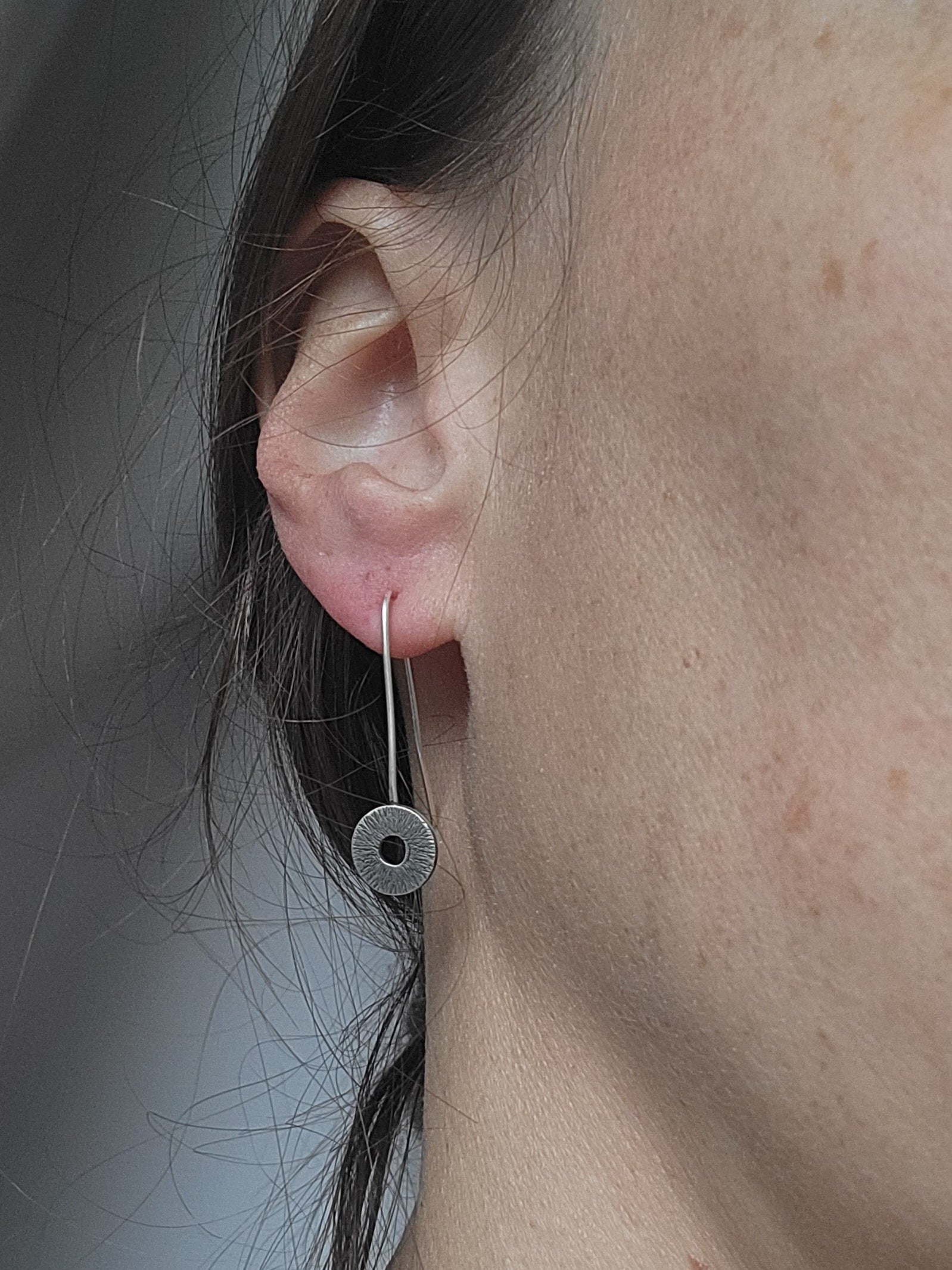 Dainty Silver earrings for Manifestation by inspirational jewelry artist Jaclyn Nicole