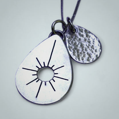 beautiful drop necklace designed to help you build a positive mindset