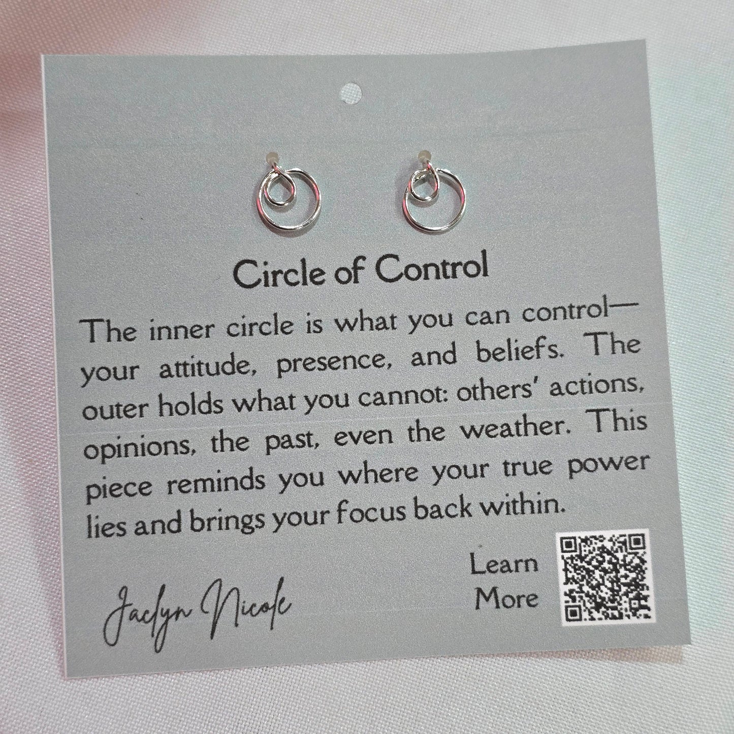 Circle of Control Earrings
