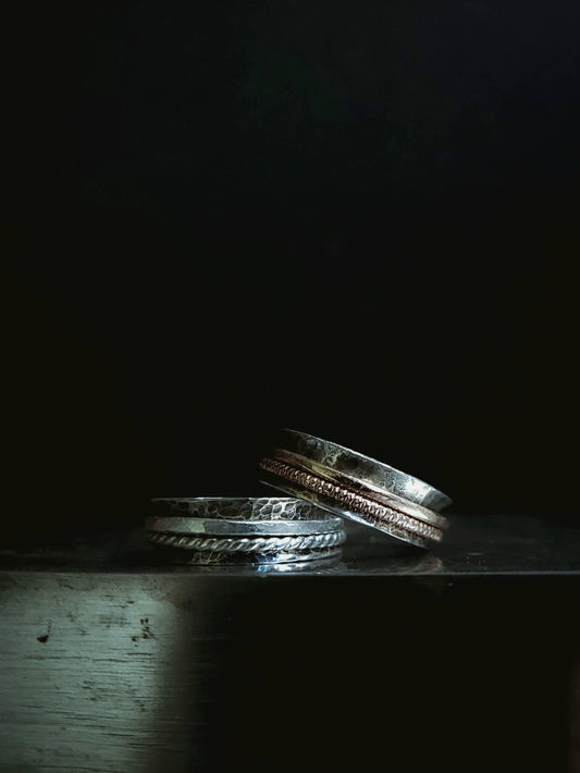 Presence Spinner Rings: Fidget Spinning Ring for Anxiety & Mindfulness - Jaclyn Nicole