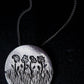 Personalized Birth Flower Necklace by Jaclyn Nicole with close-up detail