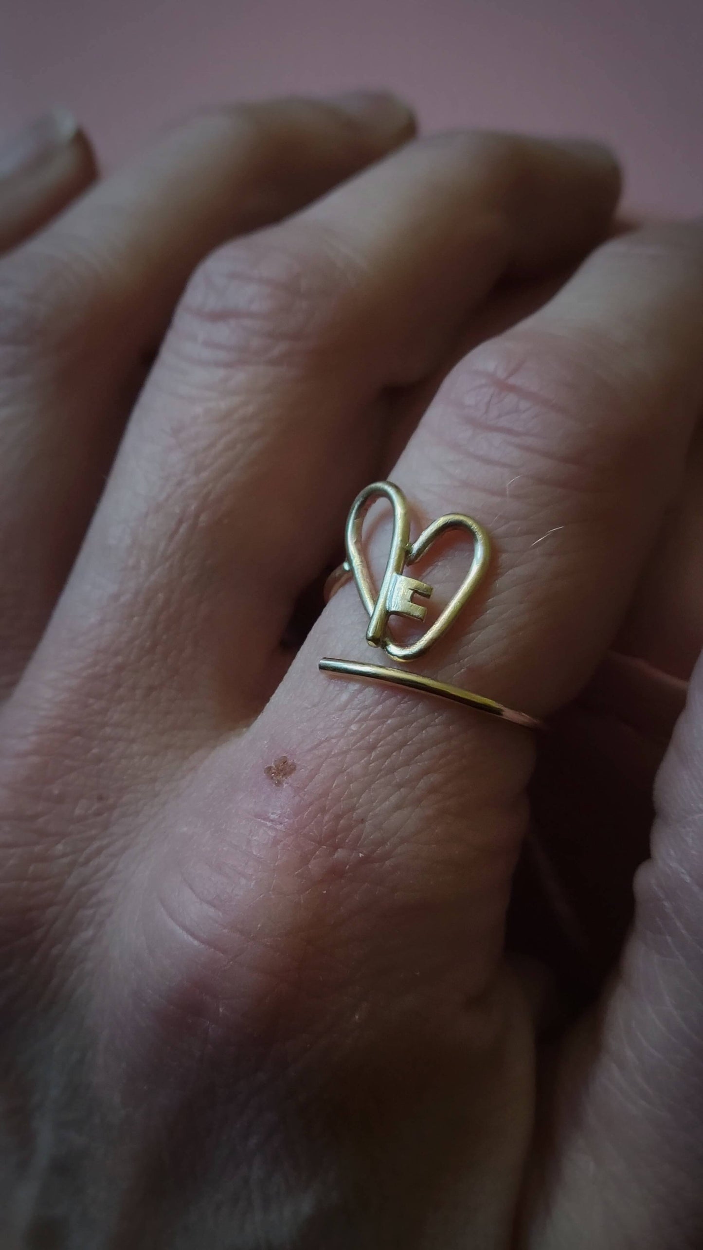 Key Heart Ring - Jaclyn Nicole